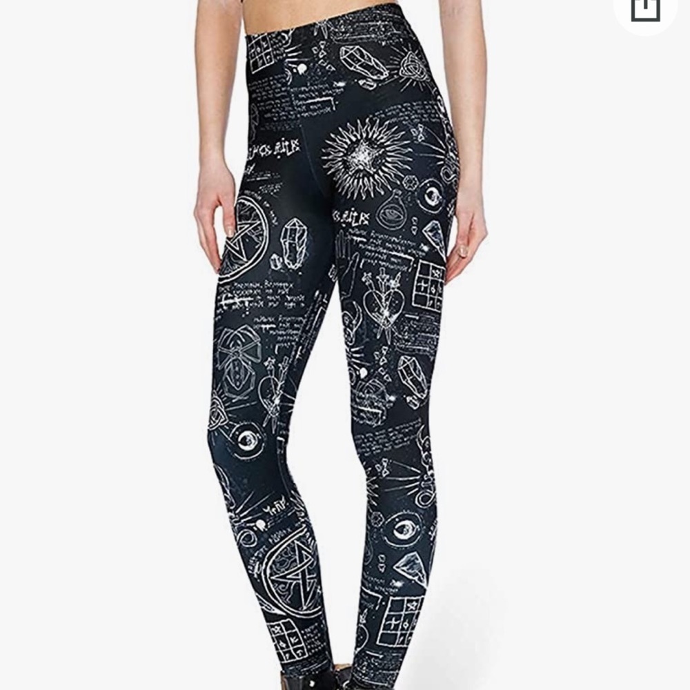 ALCHEMY Magician Witchy Gothic Spellbound Leggings Pants NWOTS